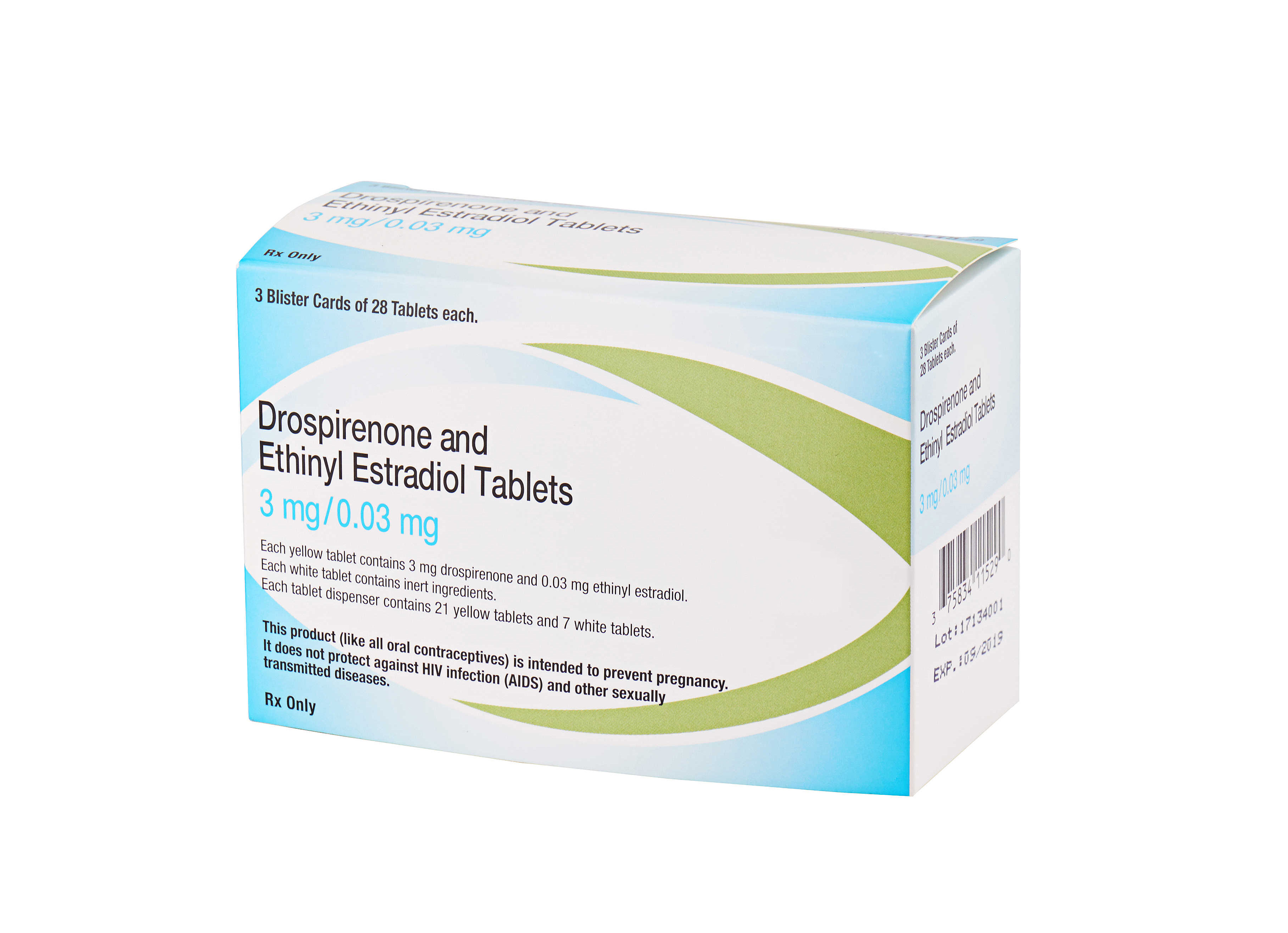 Drospirenone and Ethinyl Estradiol Tablets